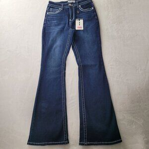 Legend Women's Dark Blue Flare Denim Jeans Size 9 NWT
